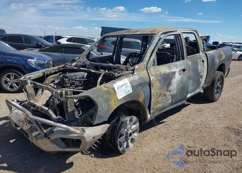 2022 Ram 2500 Lone Star 4X4 6'4 Box из США, поврежденный, VIN 3C6UR5DL1NG124779